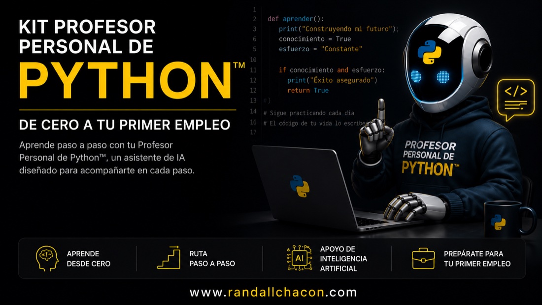 Kit Profesor Personal de Python™ — de cero a tu primer empleo